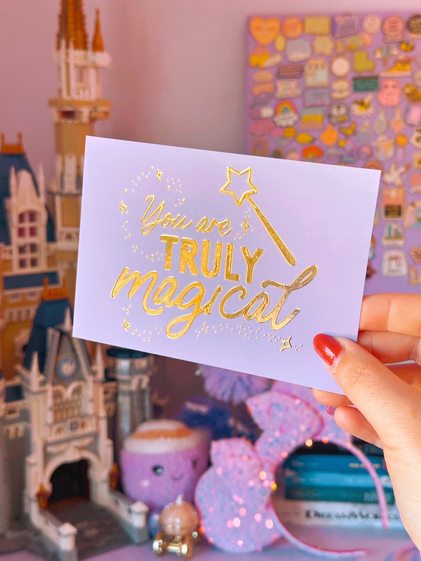 You are Truly Magical Postcard & Sticker Set