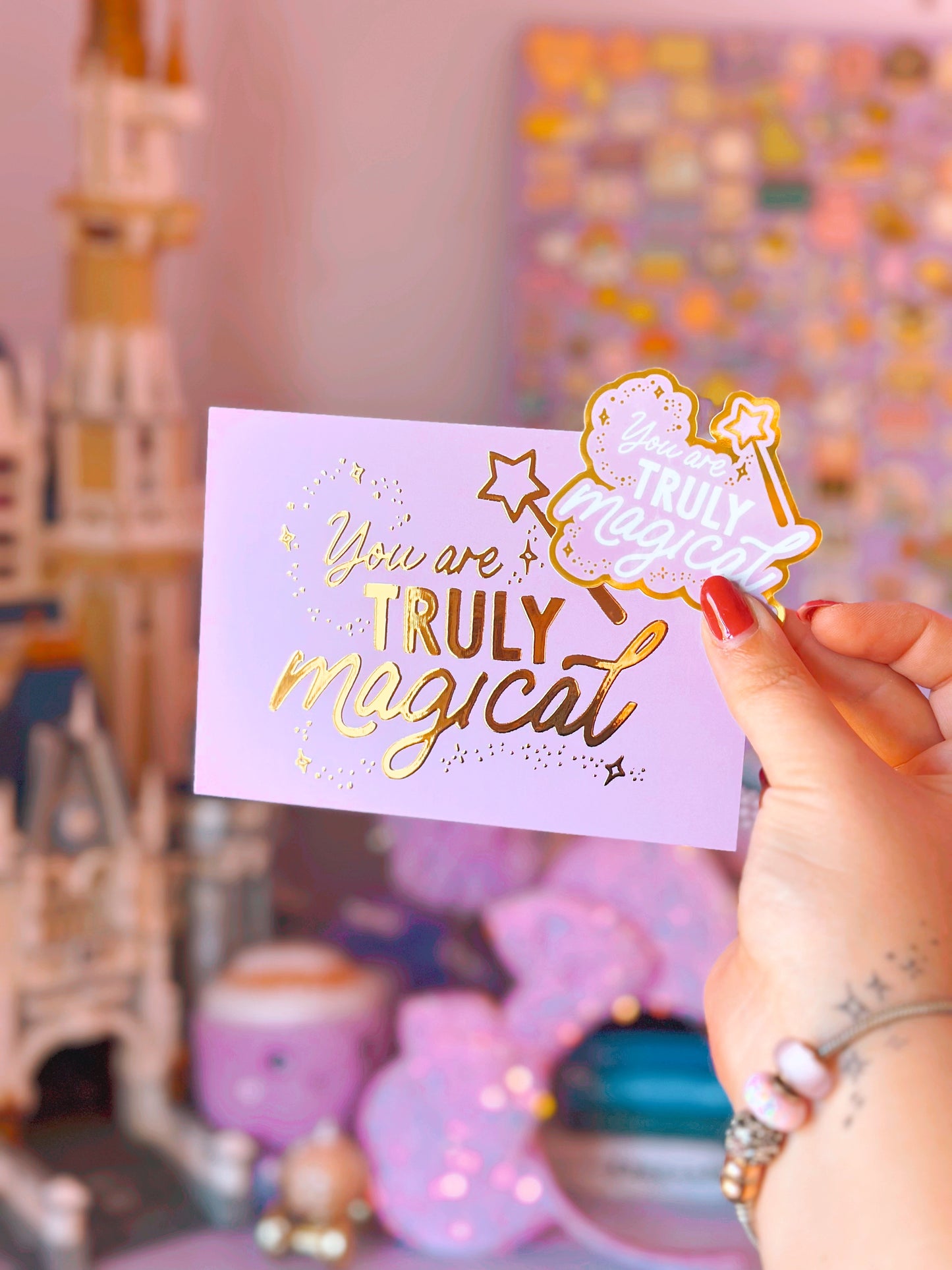 You are Truly Magical Postcard & Sticker Set