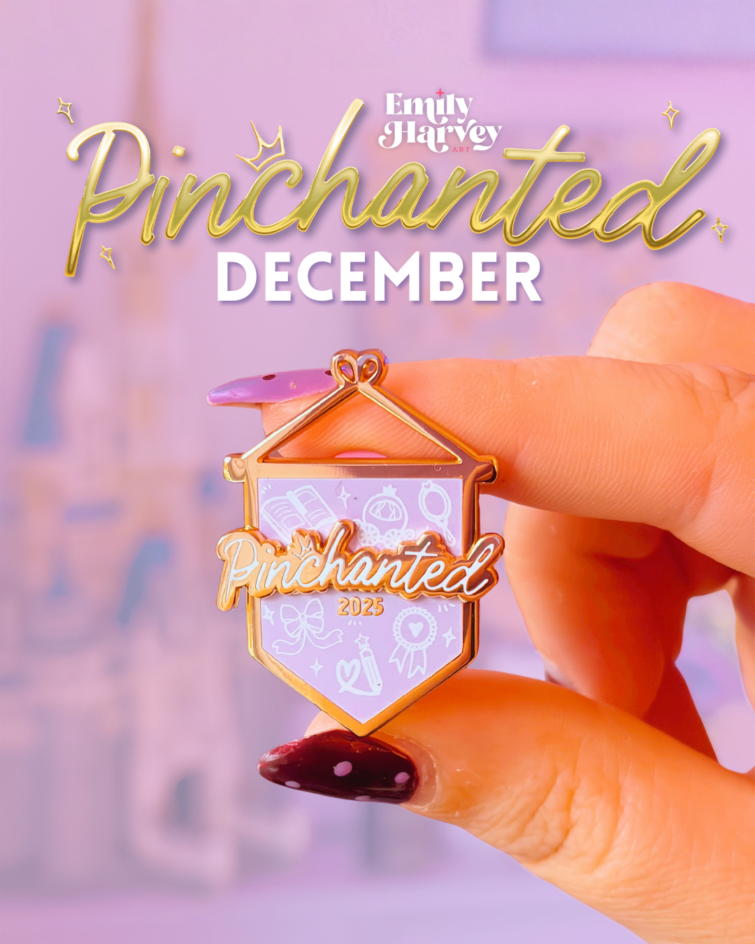 December's Limited Edition Enamel Pin