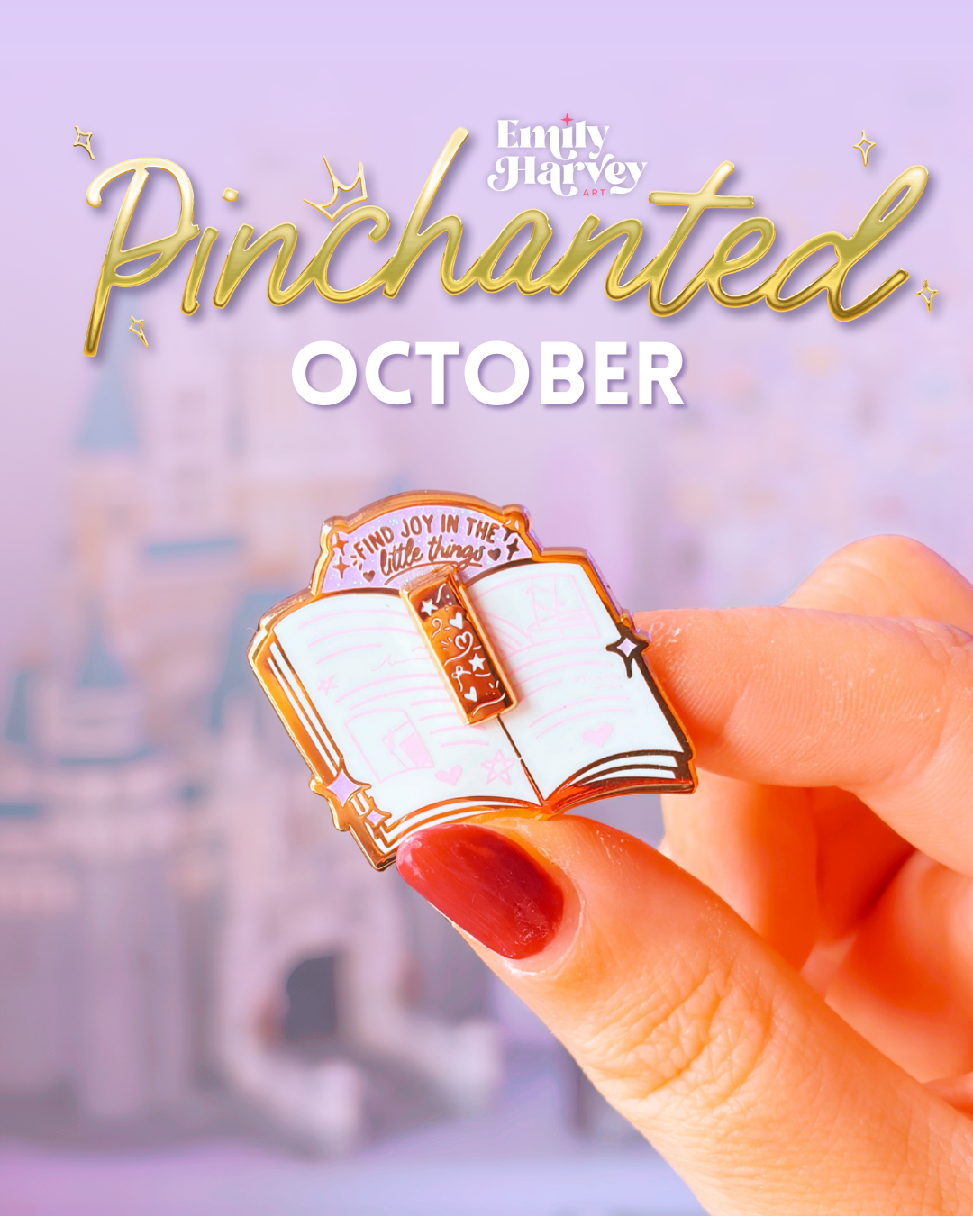 October's Limited Edition Enamel Pin