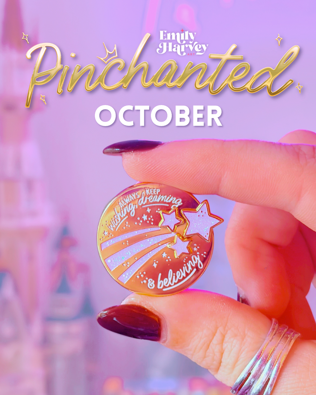 October's Pinchanted Enamel Pin