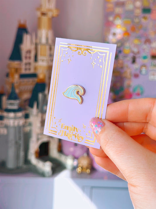 Wave Mini Enamel Pin