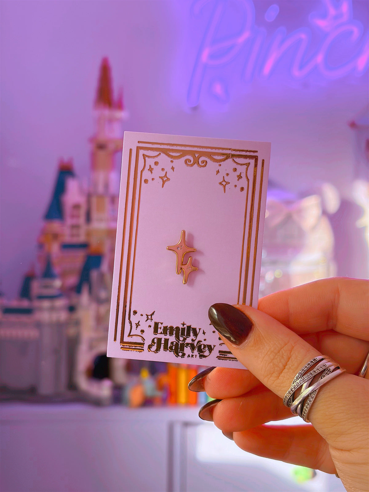 Sparkle Mini Enamel Pin