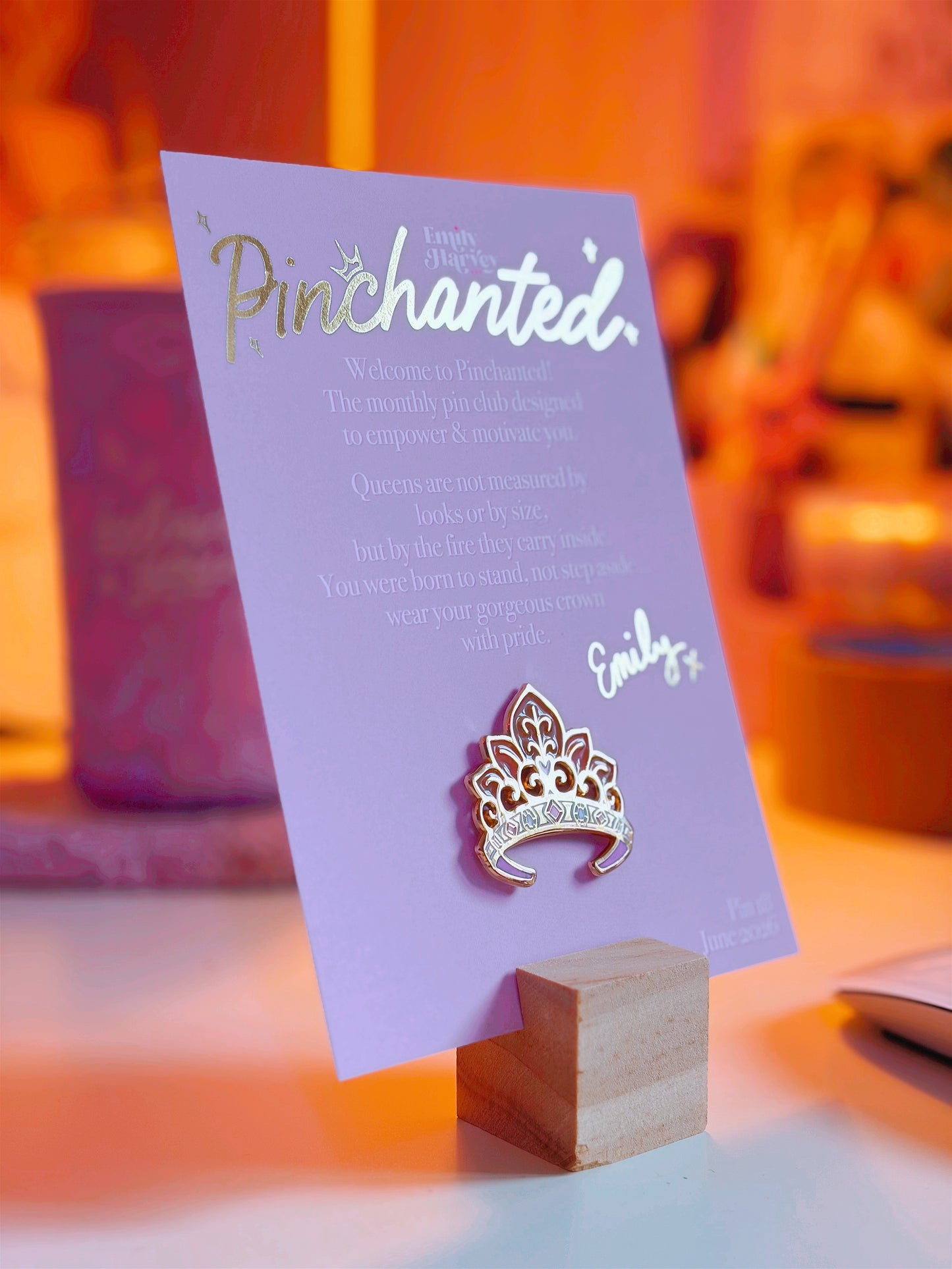 June's Pinchanted™ Enamel Pin