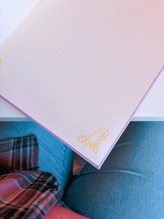 Once Upon A Dream A4 Lined Notebook