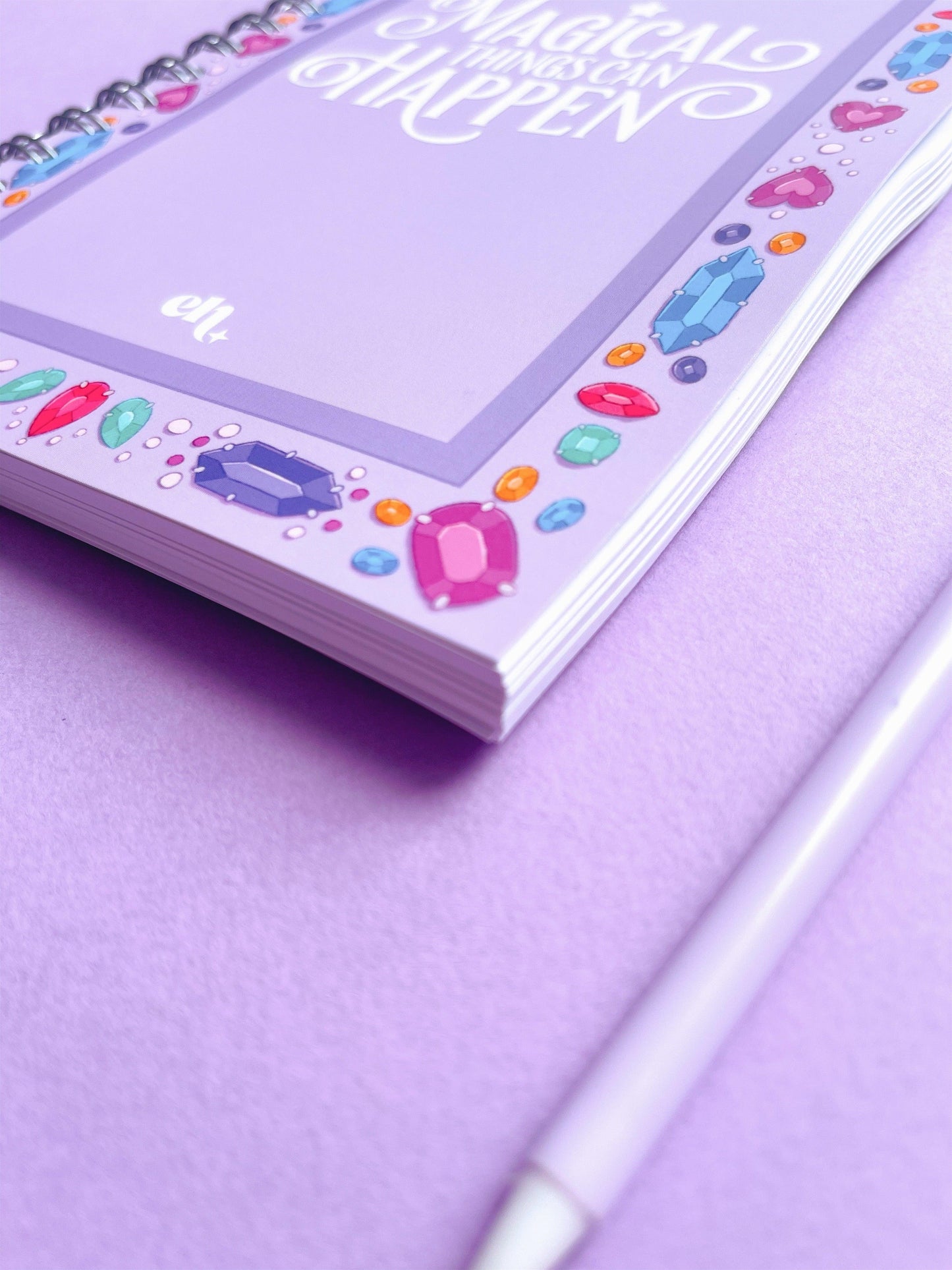 Magical Things Can Happen Spiral Lined Notebook - Emily Harvey Art