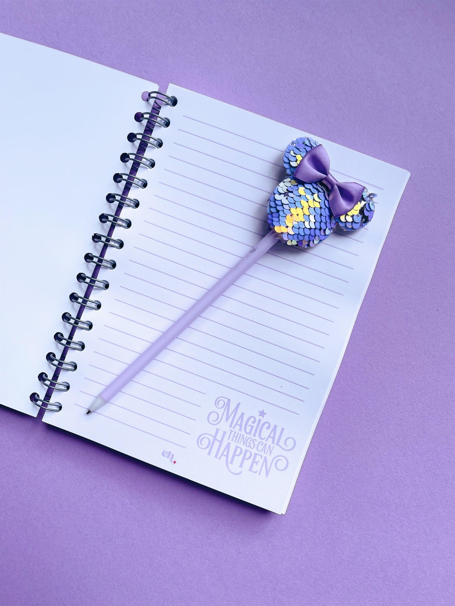 Magical Things Can Happen Spiral Lined Notebook - Emily Harvey Art