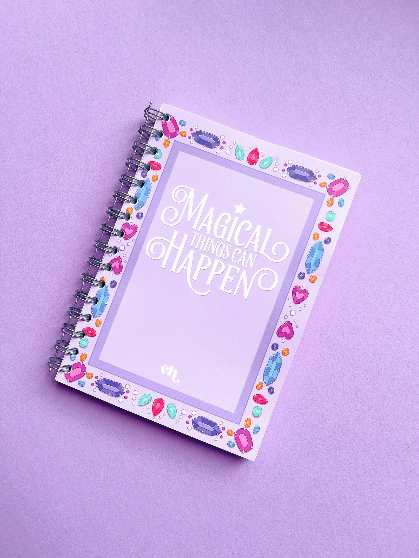Magical Things Can Happen Spiral Lined Notebook - Emily Harvey Art