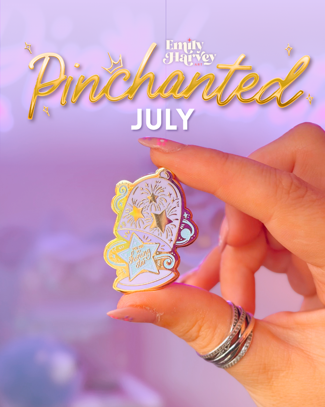 July's Pinchanted™ Enamel Pin
