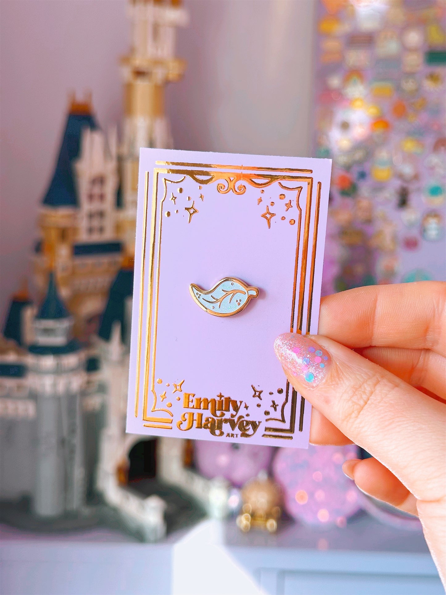 Leaf Mini Enamel Pin
