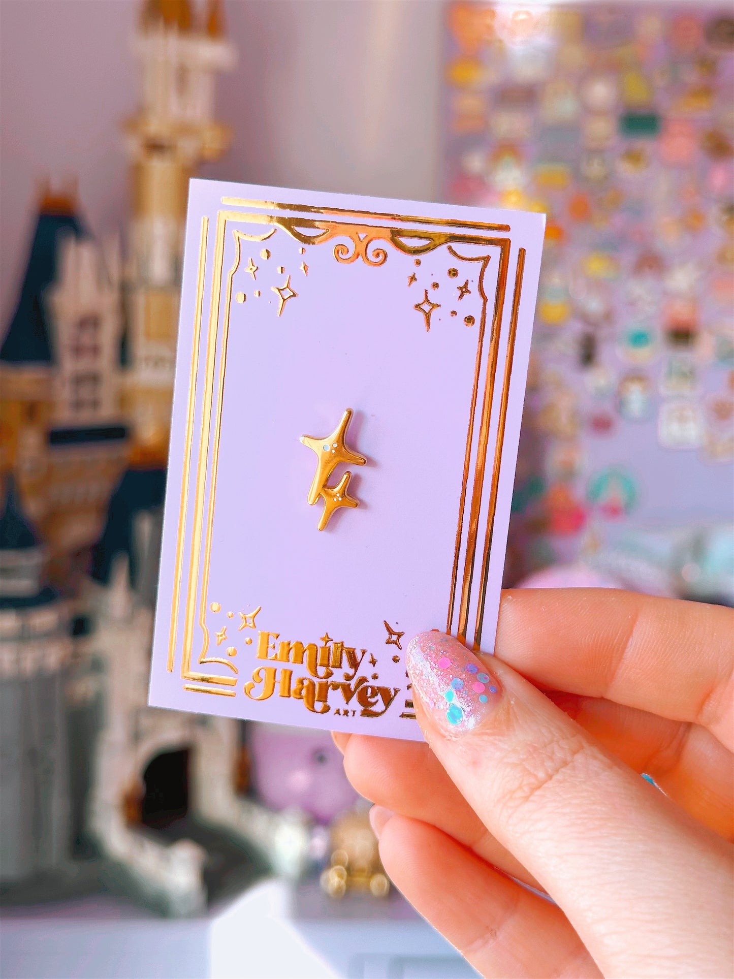 Sparkle Mini Enamel Pin