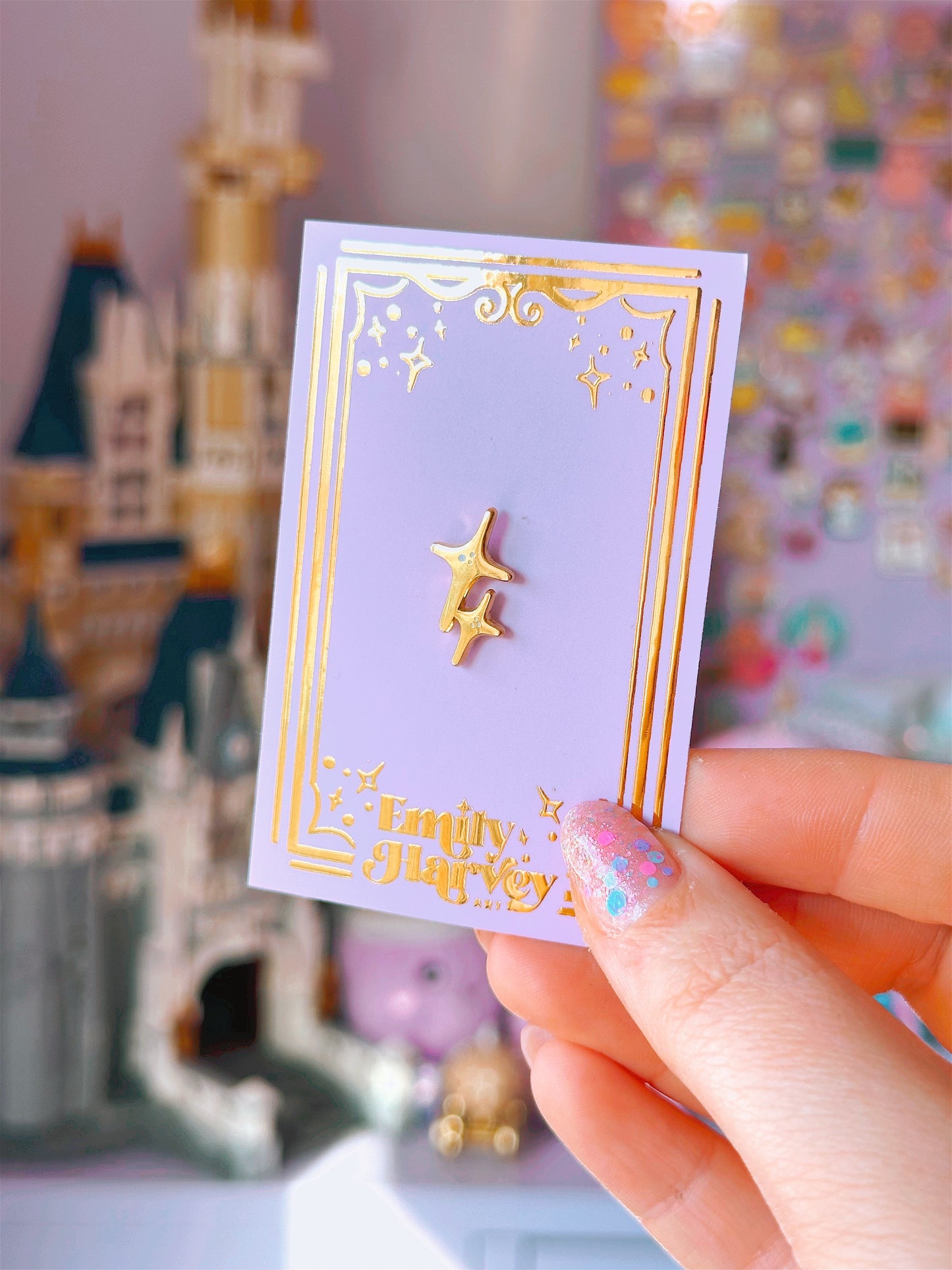 Sparkle Mini Enamel Pin