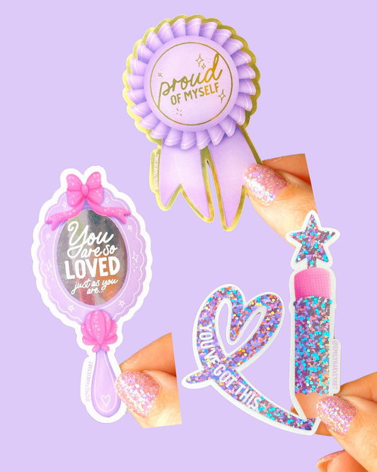 New Sticker Bundle - 3 Vinyl Stickers