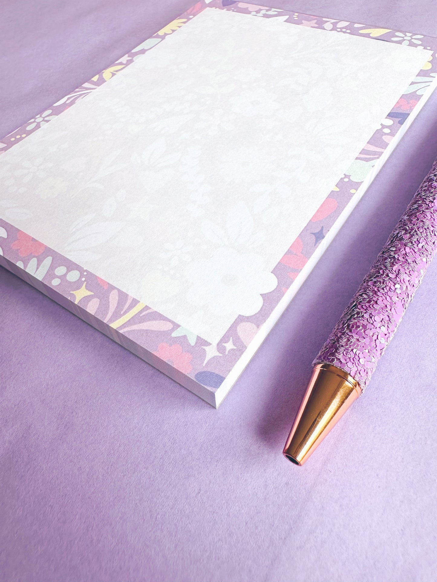 Lilac Garden A6 Notepad