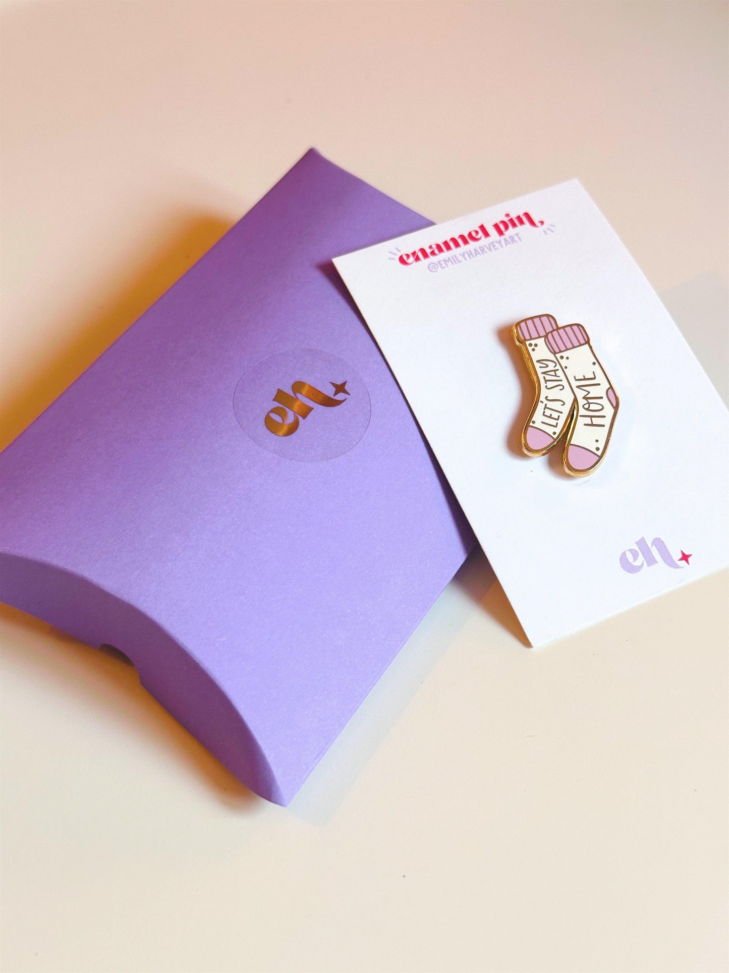 Lilac Pin Gift Box - Emily Harvey Art