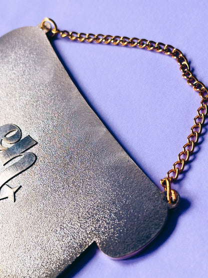 Hopes & Dreams Gold Mini Plaque with Gold Chain