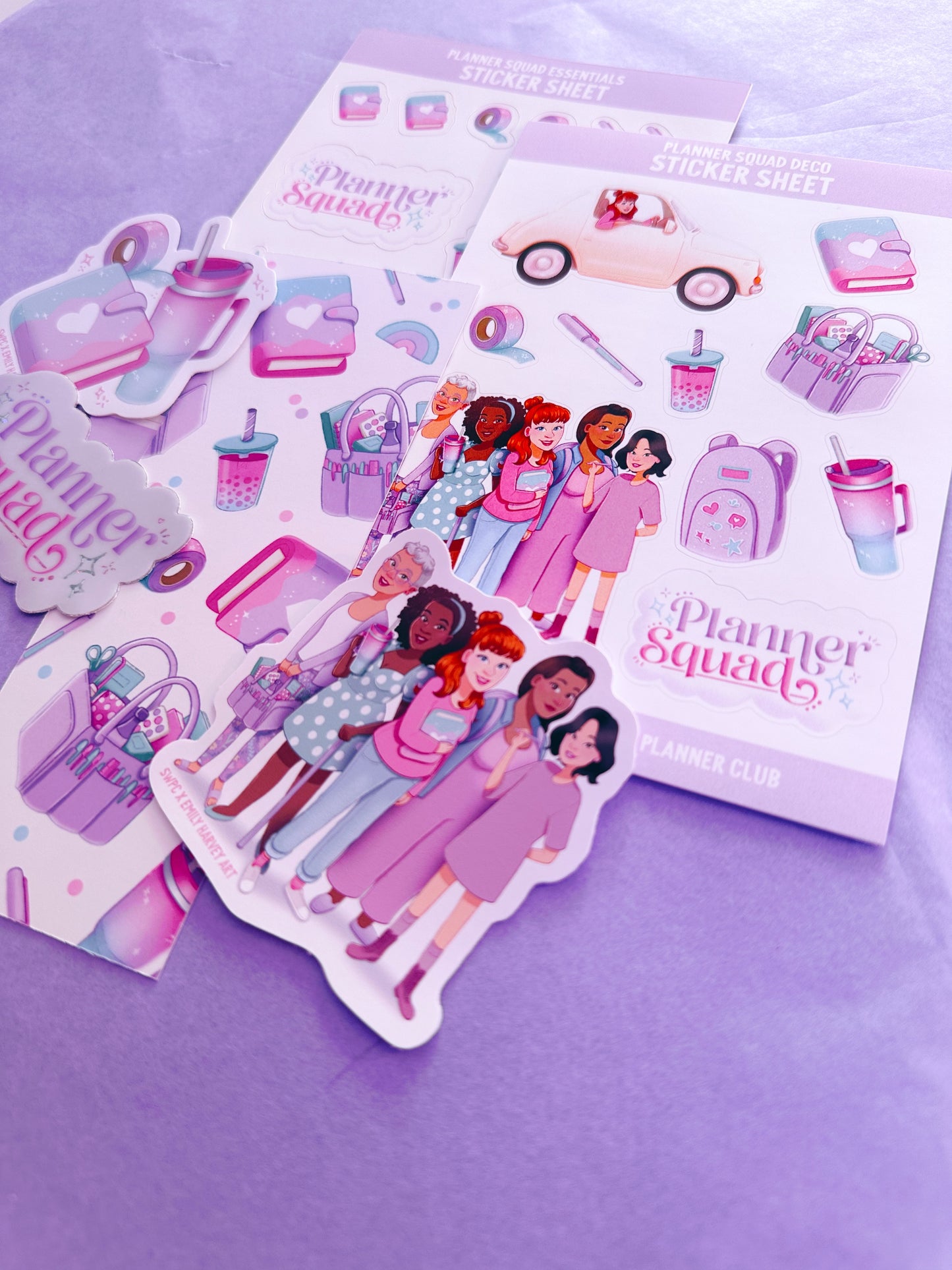 Sticker & Bookmark set SWPC x Emily Harvey Art Merch