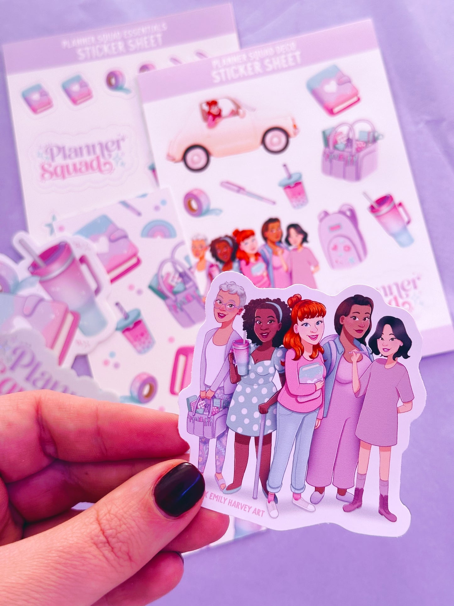Sticker & Bookmark set SWPC x Emily Harvey Art Merch