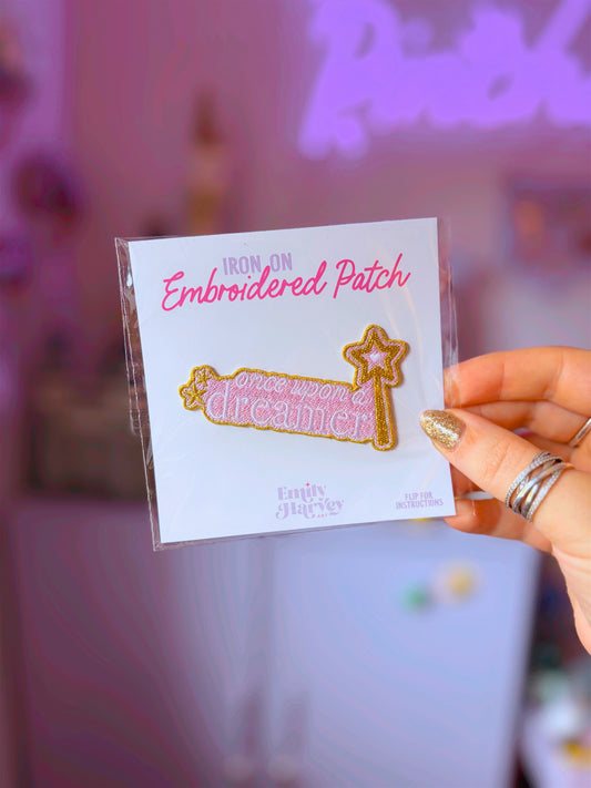 Once Upon A Dreamer Embroidered Patch