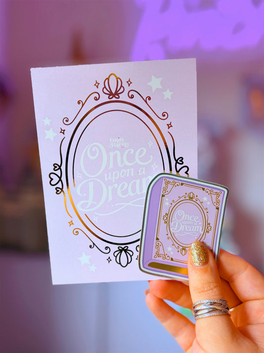 Once Upon A Dream Vinyl Sticker & Mini Print Set