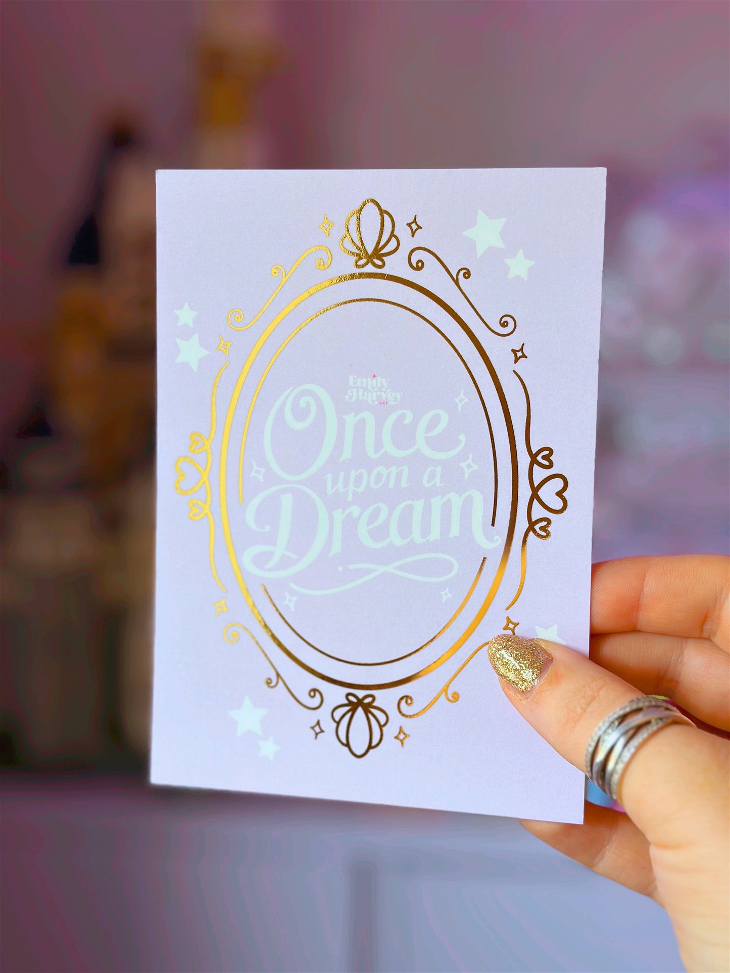 Once Upon A Dream Vinyl Sticker & Mini Print Set
