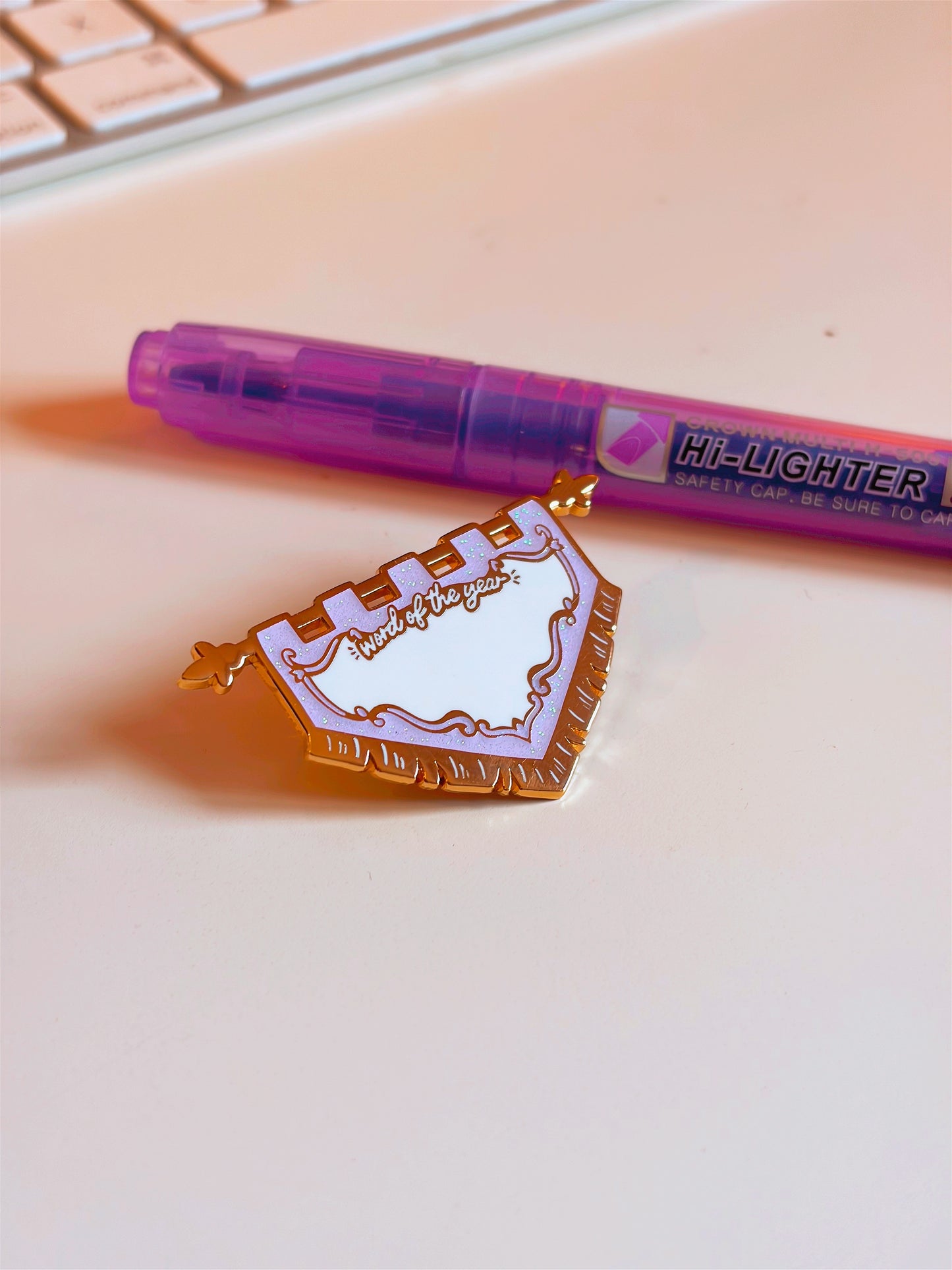 January's Limited Edition Enamel Pin with Pen