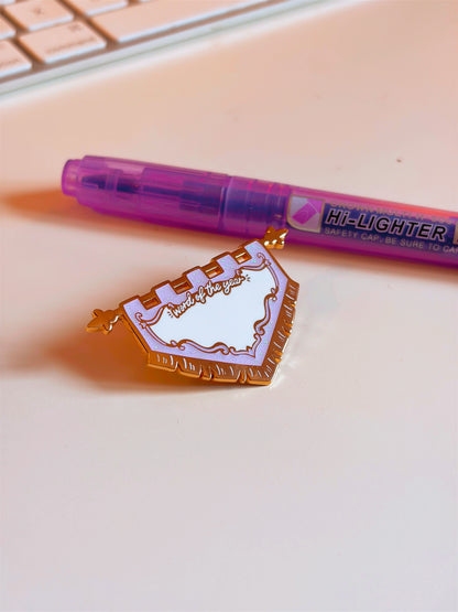 January's Limited Edition Enamel Pin with Pen