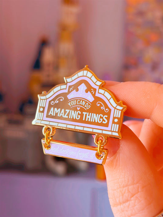 March's Limited Edition Enamel Pin