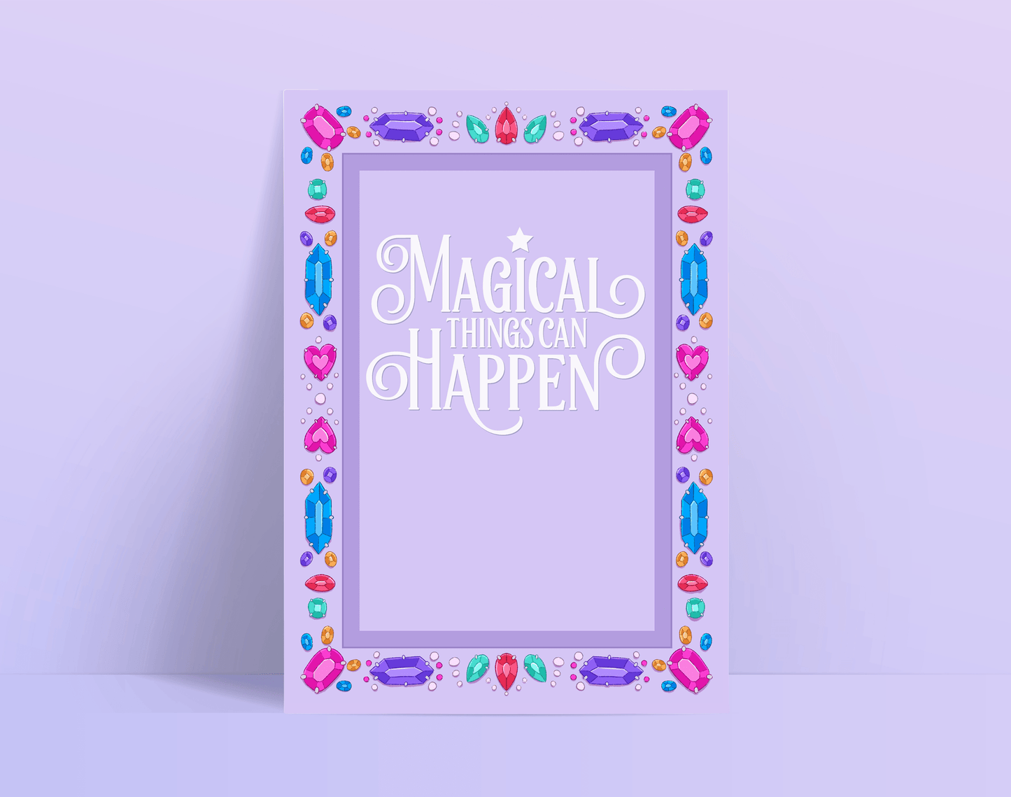 Magical Things Can Happen Illustrated A5 Print - Emily Harvey Art